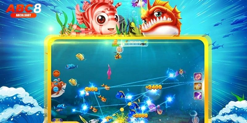 Giao diện bắn cá giúp người chơi dễ dàng thao tác